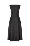 Stine Goya Jurk Sleeveless Boatneck Midi Dress