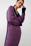 Collectors Club V-Neck Knitted Dress