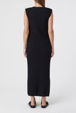 Closed knit dress sleeveless~