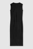 Closed knit dress sleeveless~