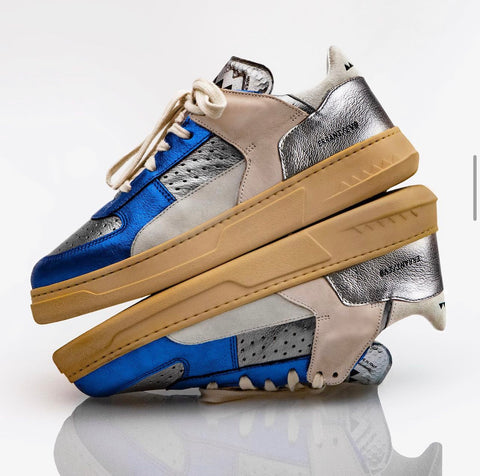 Run of Sneaker Low Blauw