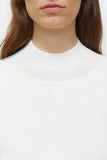 Closed Cropped Mock Neck