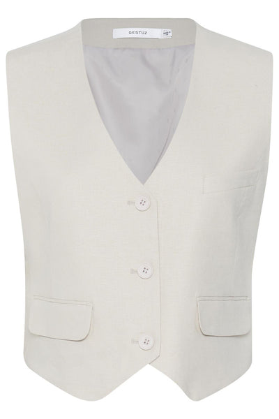 Gestuz ElarahGZ Linen Waistcoat NOOS