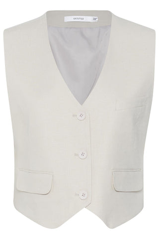 Gestuz ElarahGZ Linen Waistcoat NOOS