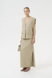 Gestuz GZizza Linen MW Skirt