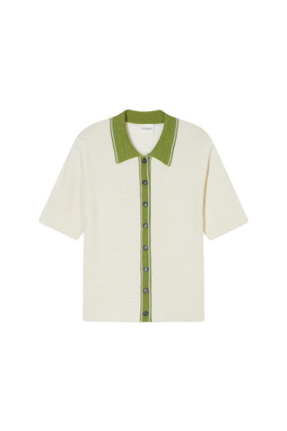 Closed Polo Short Sleeve Polo Cardigan