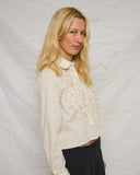 La Rouge Blouse Candy Cropped Shirt