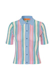 Stine Goya Polo Short Sleeve Crochet Polo