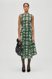 Stine Goya Jurk Sleeveless Gathered Midi Dress
