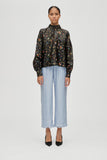Stine Goya Blouse Gathered Long Sleeve Top