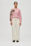 Stine Goya Trui Crewneck Motif Sweater
