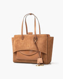 Hidesins Flap L Suede Cognac