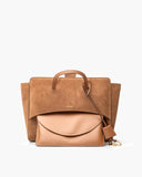 Hidesins Flap L Suede Cognac