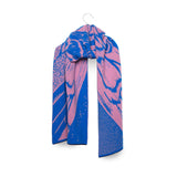 Wolvis Sjaal Aurata Maxi Cobalt