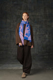 Wolvis Sjaal Aurata Maxi Cobalt