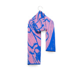 Wolvis Sjaal Aurata Midi Cobalt