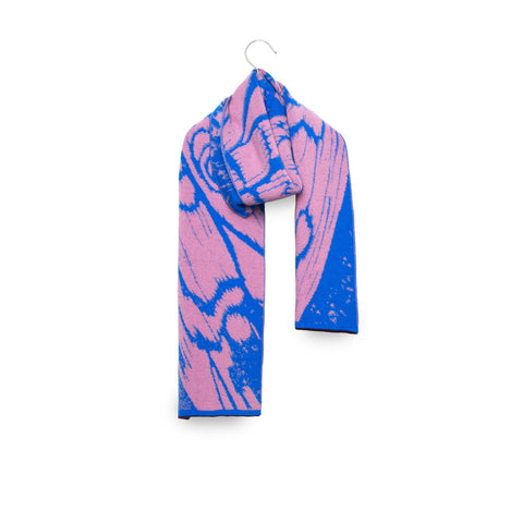 Wolvis Sjaal Aurata Midi Cobalt