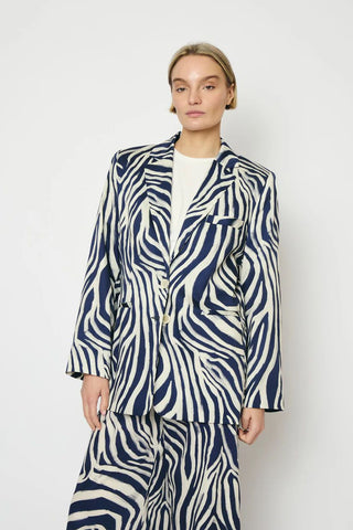ReBorn Blazer Astro Zebra Print