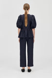 Stine Goya Broek Elasticated Waistband Cropped Pants