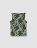 Joseph Top Aouda Tank Check Knit