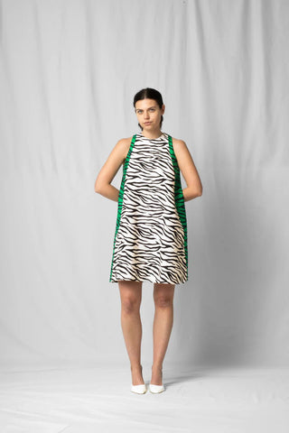 Stef Series Jurk Benny Dress White Zebra