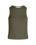 La Rouge Top Lisa Singlet Army Green