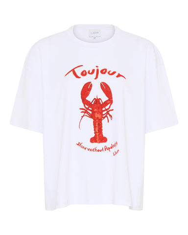 La Rouge T-Shirt w. Lobster Print