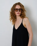 La Rouge Jurk Lone Strap Dress Black