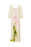 Stine Goya Jurk Heavy Crepe, Romantic Voluminious Sleeve Dress