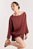 Studio Clique Blouse Wide Sleeve Top with Boat Neck