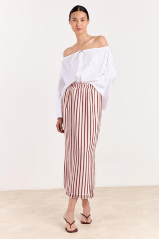 Studio Clique Rok Midi Skirt With Fringes at Hem