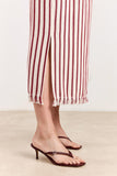 Studio Clique Rok Midi Skirt With Fringes at Hem