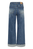Gestuz Broek GZsara HW Wide jeans NOOS