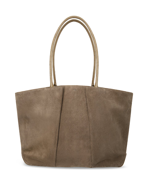 Kaai Handtas Horizon Tote Suède+Croco Urban Sage