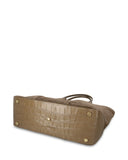 Kaai Handtas Horizon Tote Suède+Croco Urban Sage
