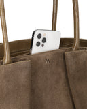 Kaai Handtas Horizon Tote Suède+Croco Urban Sage