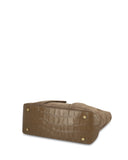 Kaai Handtas Mini Horizon Suède+Croco Urban Sage