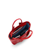 Kaai Handtas Mini Horizon Eel Print Samba Red