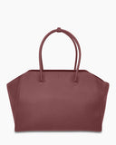 Kaai Handtas Voyager Big Grain Dark Burgundy