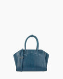 Kaai Handtas Mini Voyager Eel Printed Deep Teal