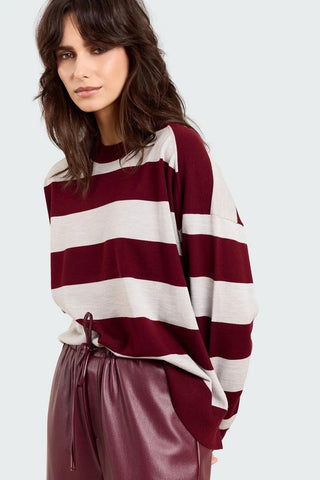 Studio Clique Trui Sasha Long Sleeved Striped Jumper