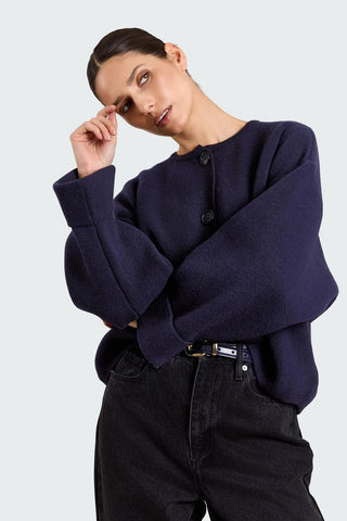 Studio Clique  Cardigan Pippa Cropped Round Neck Cardigan