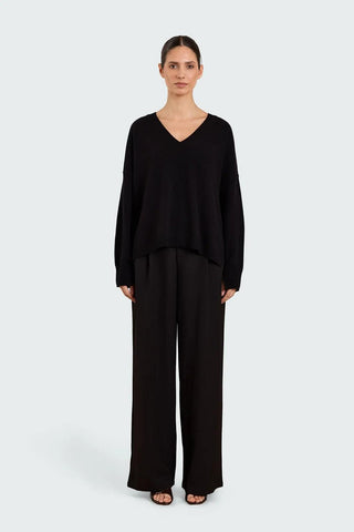 Studio Clique Broek Theo Pleated High Waist Trousers