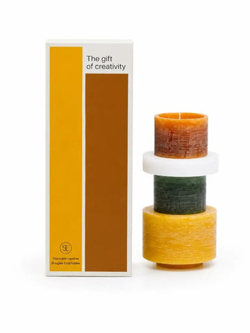 Stan Editions Kaars Candl Stack 04 Yellow&Green