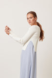 Collectors Club Cropped Knit With Side S