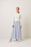 Collectors Club Cropped Knit With Side S